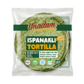Tortilla Lavaş 25 cm - Ispanaklı - 12 Adet