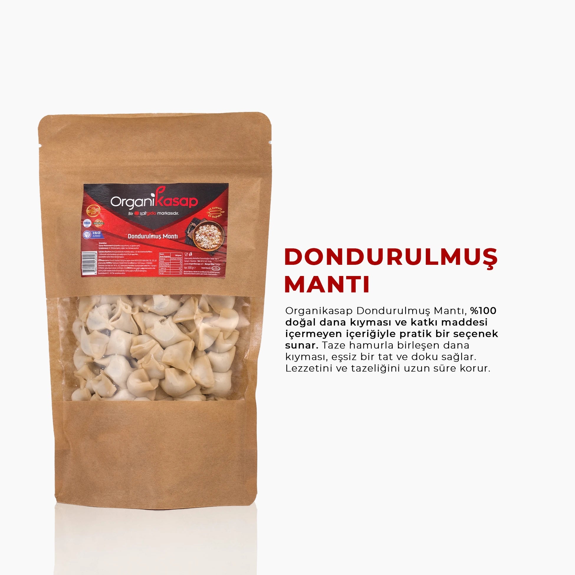 Dondurulmuş Ev Mantısı